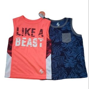 Place Sport little boy summer tank top size 4T bundle of 2Sport little boy summe